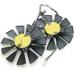PLD09210S12HH 12V 0.40A 87mm VGA Fan For ASUS RX480 RX570 GTX1060 GTX1070 Graphics Card Cooling(PLD09210S12HH-Pair)