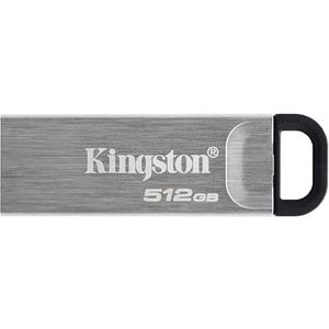 Kingston DataTraveler Kyson USB 3.2 Gen 1 Flash Drive 512GB - Met elegante, metalen behuizing zonder dop