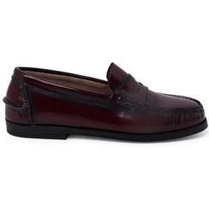 Pisamonas Castellanos Shoes - Leren Instappers Voor Jongens Maat 37 Kleur Burdeos