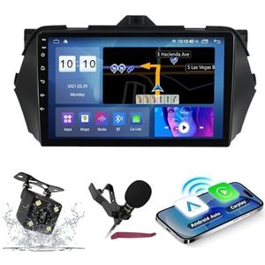 Android 14 Auto Stereo Navi voor S-uzuki Ciaz (2014-2018) 9 ""QLED-scherm Autoradio met draadloze carplay Android Auto GPS Navigatie met Bluetooth 5.0 HIFI FM 5G-WiFi SWC RDS MIC,M500s