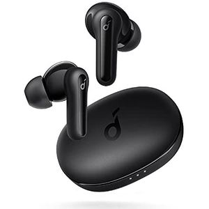 soundcore by Anker P2 Mini True Wireless Earbuds, 10 mm drivers met Big Bass, Custom EQ, Bluetooth 5.3, 32H speeltijd, USB-C voor snel opladen, klein formaat voor woon-werkverkeer, werk (vernieuwd)