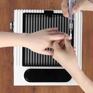 Nagelstofzuiger, 80W nagelstofafscheider Stofzuiger Ventstofafzuiging Elektrisch for nagelkunst voor salon & thuis