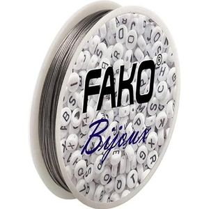 Fako Bijoux® - Staaldraad - Nylon Gecoat - Sieraden Maken - 0.5mm - 30 Meter