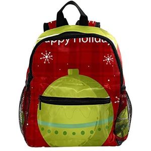 Leuke Mode Mini Rugzak Pack Tas Kerst Vakantie Bal, Meerkleurig, 25.4x10x30 CM/10x4x12 in, Rugzak Rugzakken