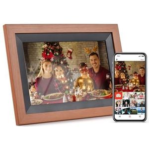 10,1 Inch WiFi Digitale Fotolijst 1280 * 800 IPS Touchscreen Cloud Digitale Fotolijst 16 GB Opslag Deel Foto Via APP Multifunctioneel(Type 2)