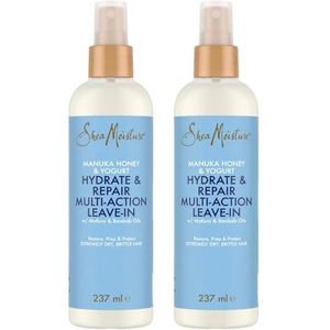 SheaMoisture Leave-In Conditioner voor droog en broos haar Hydrate & Repair zorgt voor hydratatie 2 x 237 ml