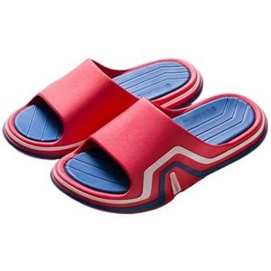 Sandalen, Coole en comfortabele buiten- en huishoudpantoffels for heren Slippers voor dames(Red,45 EU)