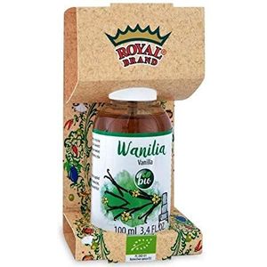 BIO natuurlijk vanille-extract in een verstuiver van 100 ml, perfect voor de keuken en het restaurant, vanille bourbon / glazen fles voor betere kwaliteit.