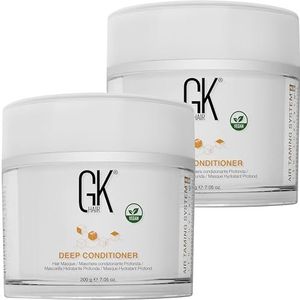 Global Keratin GK Hair Deep Conditioner Masque (200gm / 7.05 FL Oz) Voedend Haar Schade Herstel Conditioner Masker Door Rinse Te Versterken, Groeien & Herstellen (Pack of 2)