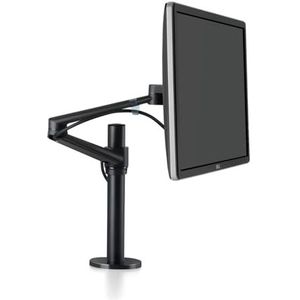 OL-1 aluminium in hoogte verstelbaar 17-32 inch scherm monitor standaard arm full motion desktop monitor montagebeugel belasting 8 kg (kleur: zwart)