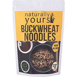 Naturally Yours Buckwheat Noodles | 100% Natural & Vegetarian | Easy and Instant to Cook | No Preservatives Artificial Flavours, Colours or MSG | 180g