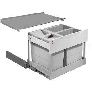 Hailo TR Swing 60.3/29M 3644831 Afvalbak, voor kasten van 600 mm breed, met draaideur