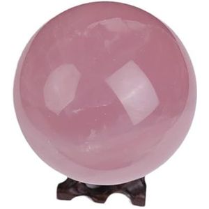 Natuurlijk kristal bol, Natuurlijke roze kristallen bol, verschillende maten(100mm)