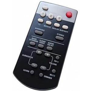 FSR76 ZU84640 Vervangende afstandsbediening geschikt for Y-am YAS-306 YAS 306 YAS306 MusicCast Front Surround System