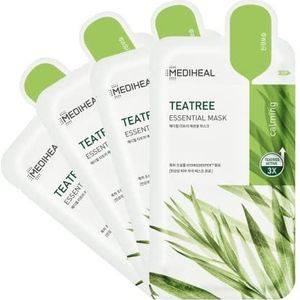 Mediheal Officieel [Korea's No 1 Sheet Mask] - Tea Tree Essential Blemish Control Mask (4EA)