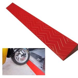 Rood,100x13x6.5cm,1-6,5 Cm Draagbare Drempelhellingen, Niet-Slip Drempel Rolstoelhelling Hellingen Rolstoelhellingen Stappenstapmatten Hoge Toegang Voor Fiets, Rolstoel