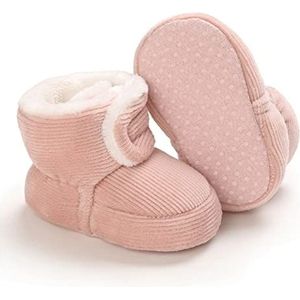 Kerst Schoenen Children's Unisex Faux Wol korte laarzen om warm te blijven in de winter, peuterschoenen, klassieke landing jongens en meisjes Kerst Elf Schoenen (Color : Clear, Size : 0-6 Months)