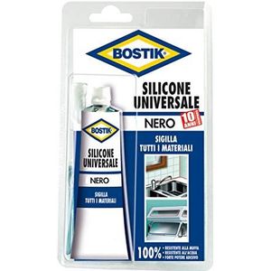 Bostik Universele siliconen, zwart, 60 ml.