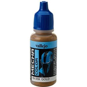 Vallejo AV Mecha Acrylverf voor Airbrush, 17 ml goud