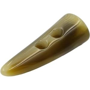 RZJHP 100 STKS 30-55mm Grote Imitatie Hoorn Toggle Knoppen Voor Vesten Olijf Knoppen Vintage Toggles Knoppen Voor Jas Breien Rood Geel