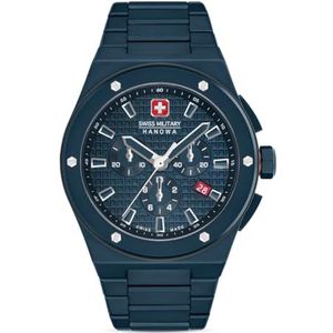 Swiss Military Hanowa Herenhorloges analoog kwarts One Size 88868897, blauw, Eén maat