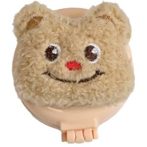 Creatieve Beer Ontwerpen Gespiegelde Borstel Voor Vrouwen Student Schoonheid Tools Draagbare Haar Styling Accessoires