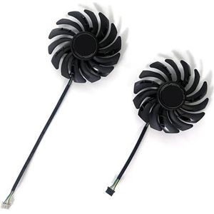 PLD09210S12HH 4-pins koelventilatoren voor RTX2080 RTX2070 grafische kaart voor RTX 2060 2070 2080 SUPER VENTUS grafische kaart (groen)
