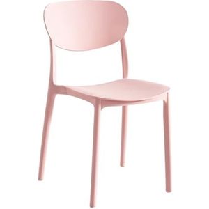 Eetkamerstoelen Kunststof stoel Stoel met brede rugleuning Moderne eetkamerstoel Keukenstoel Vrijetijdsstoel Koffiestoel Bureaustoel Balkonstoel voor Thuiskeuken en Café-bar (Color : H, Size : 1pcs