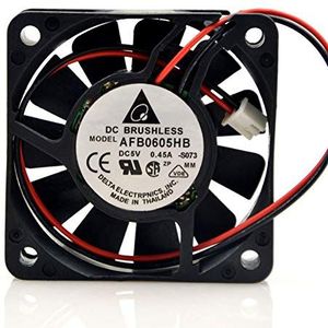 Original AFB0605HB 6015 DC5V 0.45A 2pin 6CM switch cooling fan