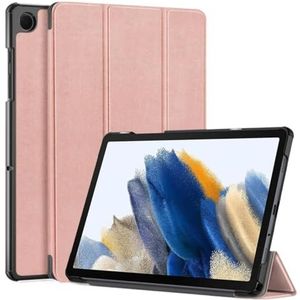 Case Geschikt for Samsung Galaxy Tab A9 Plus 11 inch 2023 Tablet, Slanke Lichtgewicht Stand PC Cover met Auto Wake/Sleep (Color : Rose Gold)