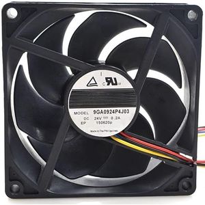 LSGDCTI 24V 0.2A Dual Ball Fan for Shanyang 9GA0924P4J03-9CM Compact & Quiet Design