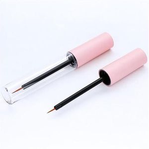 4 ml mascara buizen zeer fijne wimper borstel hoofd gradiënt roze blauw lege fles wimper borstel cosmetica containers 1 stuk - I