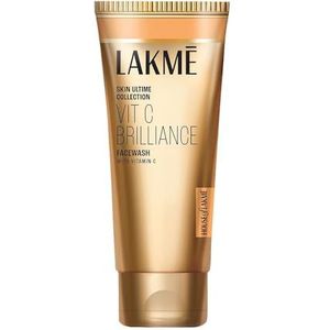 Lakme 9to5 Vitamine C Gezichtswassing met Microkristallijne Kralen voor Fefreshed & Gloeiende Huid 100ml (Pack van 1)