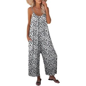 yk8fass Losse jumpsuit met bandjes yx-5332, Klein Blauw, 3XL