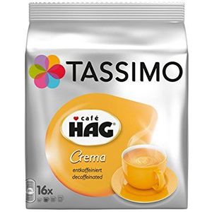 Tassimo Capsules Café HAG, 80 koffiecapsules, verpakking van 5, 5 x 16 dranken