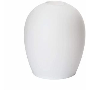 Glazen lampenkap vervangglas tulpenvorm wit gatmaat E14 ø 30 mm lichtglas