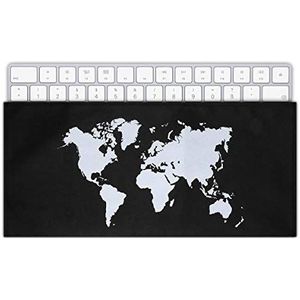 kwmobile hoes voor Universal Keyboard (L) - Beschermhoes voor toetsenbord - Keyboard cover - Wereldkaart