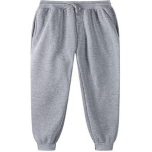 Performance Heren, Unisex Trainingsbroek Heren Soft Touch Loungewear Joggingbroek Joggers Jogbroek (Color : Light grey, Size : XXL)