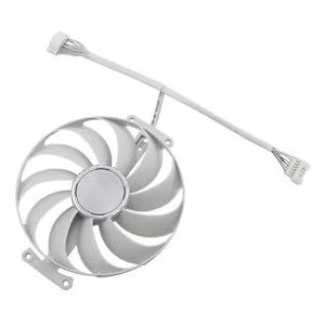 95MM CF1010U12S RTX3070 RTX3080 RTX3090 grafische ventilator voor ASUS voor ROG voor Strix RTX 3070 3080 Ti 3090 witte OC Edition gamingventilator(C-Fan)