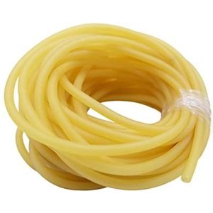Natuurlijke latex rubberen slangen, Natuurlijke latex buis for katapult, vorstbestendig, slijtvast, veelkleurig, meerdere maten(Yellow,2M-ID2MM X OD5MM)