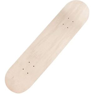 Colcolo Houten skateboarddek, blanco longboarddek, skateboardaccessoire voor jongens meisjes kinderen, 80 cm Geen wielen