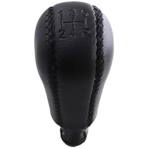 Auto Versnellingspookknop Hoofd Versnellingspookhoes Versnellingspook Stick Voor Volvo Voor S60 S80 V70 XC70 Naai Lederen Handmatige Handbal Pookknop(5 speed)