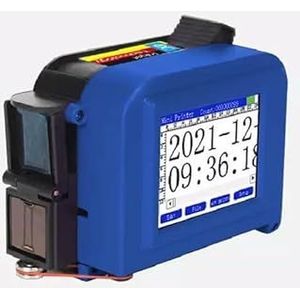 Handbediende Inkjetprinter, 12,7 mm multifunctionele printer, lichtgewicht draagbare mini-handinkjetprinter, logo/lot/label, sneldrogend Slim Sneldrogend Printen