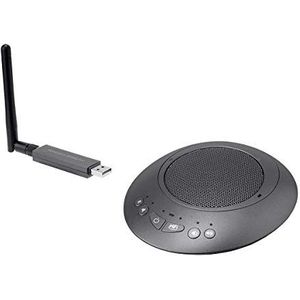 Monoprice Wireless Omni Directionele USB Conference Room Mic and Speaker, 360 graden met ruis- en echo cancellatie