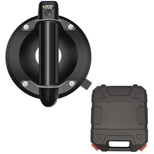 8 inch elektrische vacuümzuignap, 250 kg draagvermogen, zware vacuümheffer for graniet, tegels en glas, handmatig hefgereedschap Voor het egaliseren van naden(B)