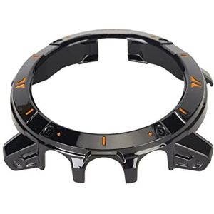 Horloge Bumper Case Smart Watch Beschermhoes Veilig Draagbaar Hard Schokbestendig Hardlopen (Zwart en oranje)