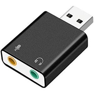 Externe 7.1-kanaals geluidskaart USB 2.0 voor analoge en digitale pc-apparaten