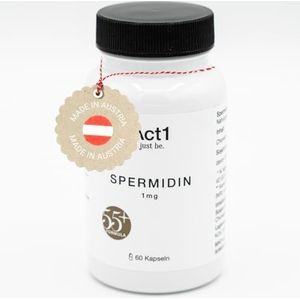 Spermidine - Act1. Vertraagt het verouderingsproces en ondersteunt celvernieuwing. 55+ formule