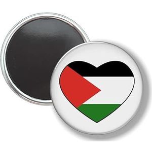 Button Met Magneet - Hart Vlag Palestina - NIET VOOR KLEDING