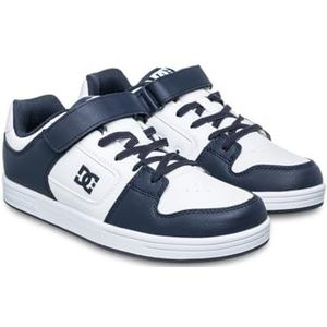 DC Shoes manteca heren sneakers, Wit Navy, 33 EU